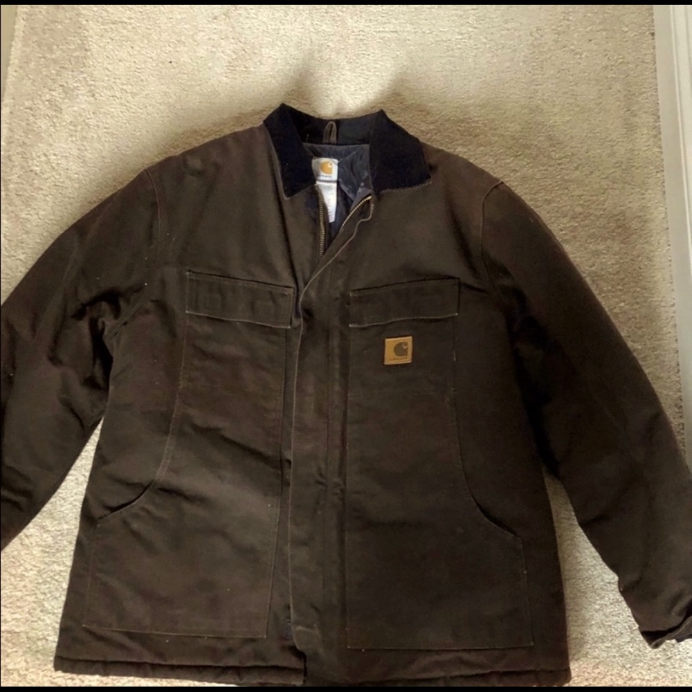 Mens Carhartt Jacket sz XL Brown $59.00